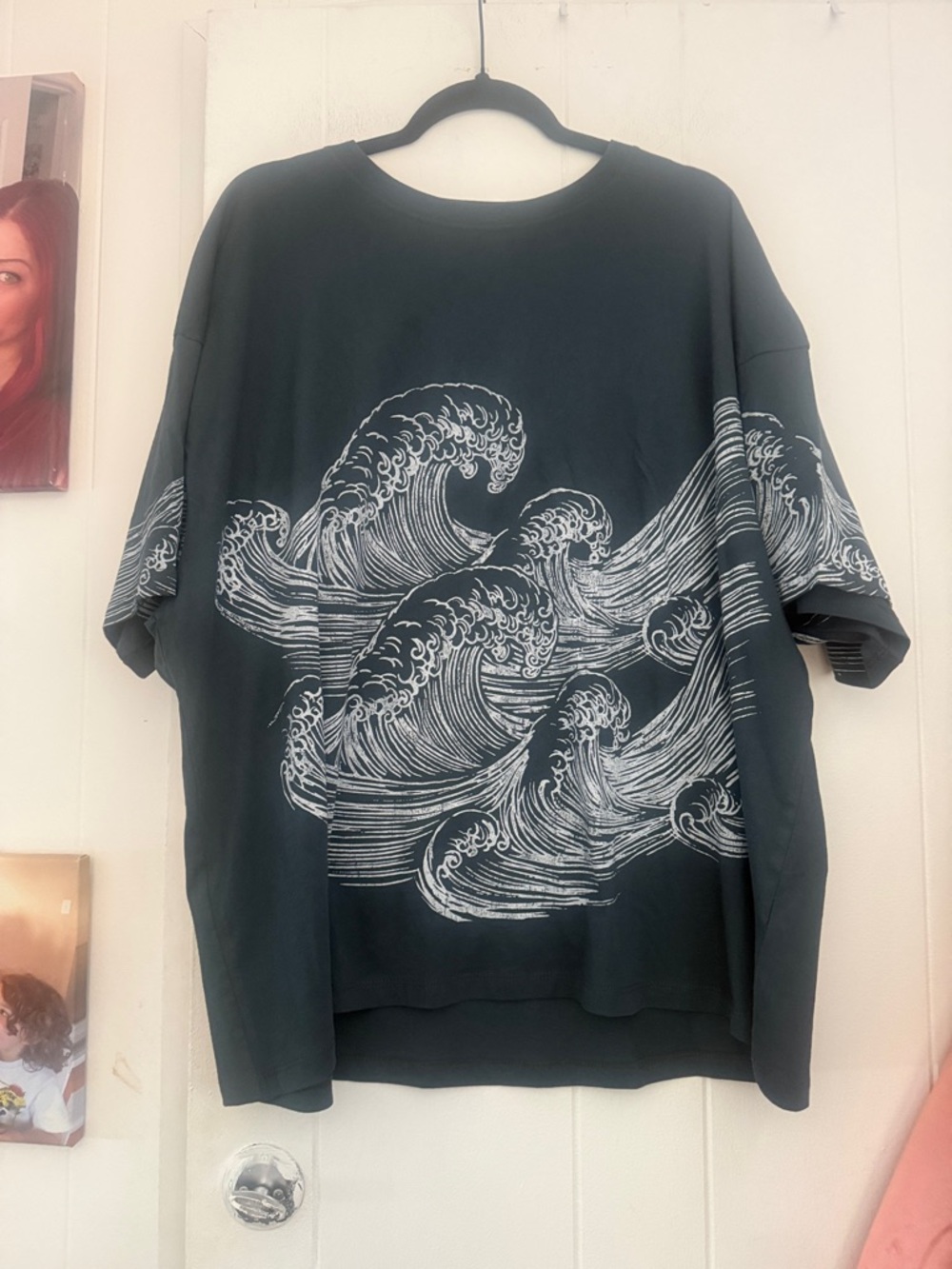 Free people Daydreamer Dusty Blue Graphic Tee